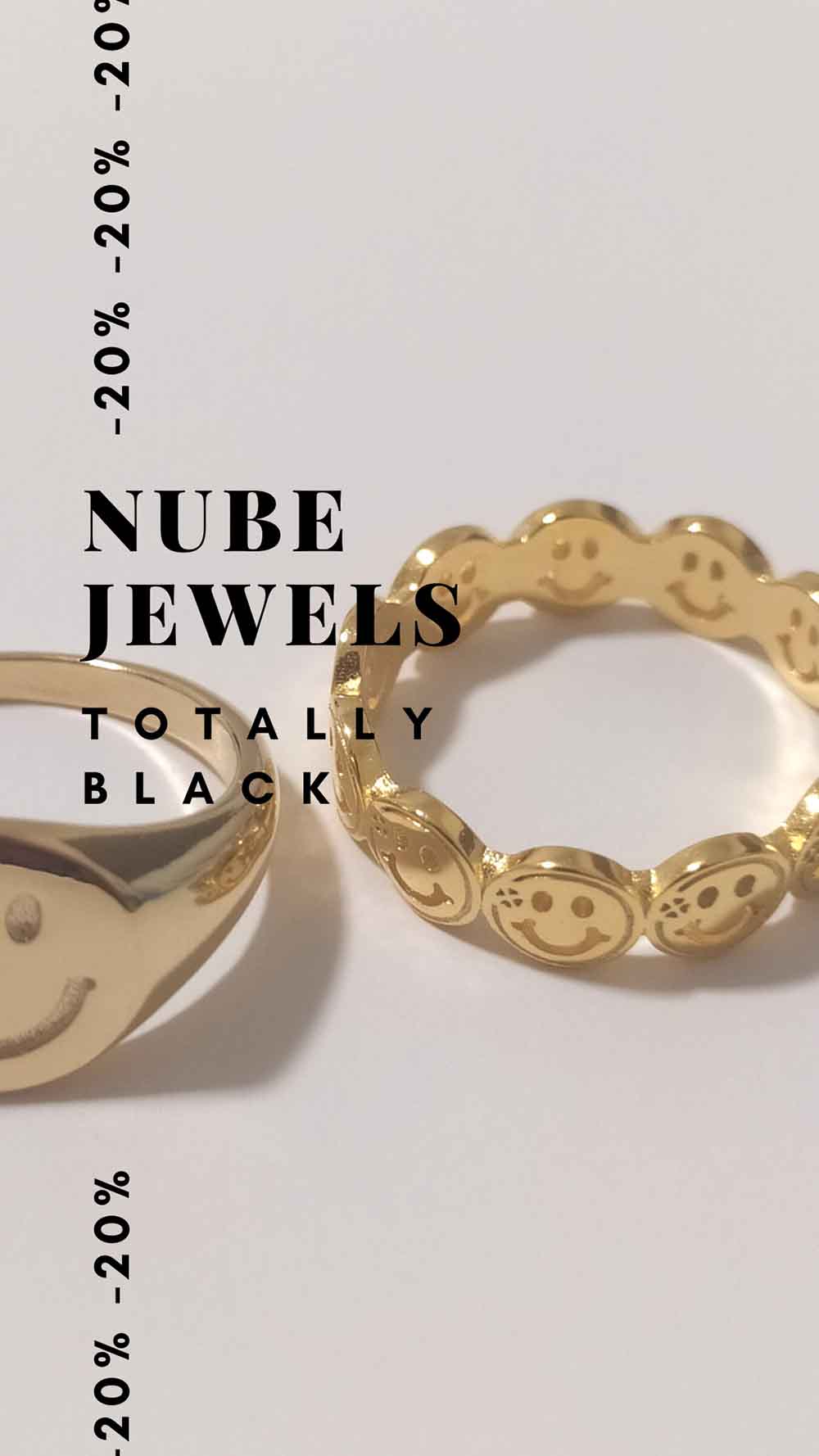 Discounts rings. Black friday sales.